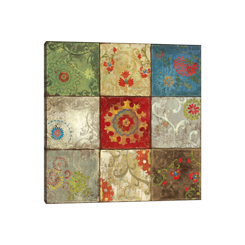Suzani II by Allison Pearce - Wrapped Canvas Print, 30.48 cm H x 30.48 cm W