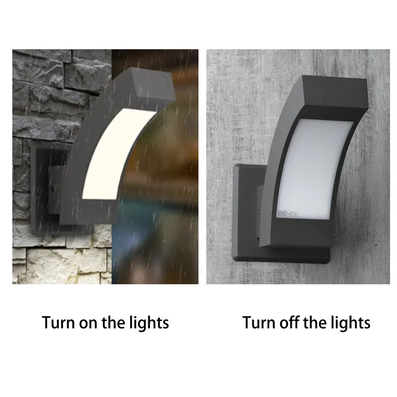 Luminaire d'extérieur en aluminium à lumière murale pour l'extérieur