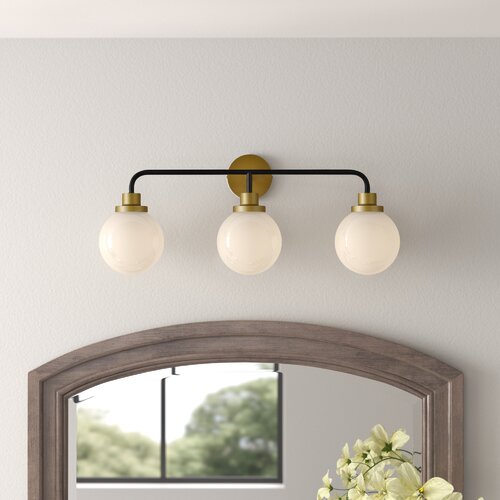 Greyleigh™ Ackerson 3 - Light Dimmable Vanity Light & Reviews | Wayfair