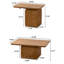 Ensemble de tables basses style rétro-608931024