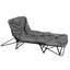 Lit de camp double Kamp-Rite, polyvalent et portable pour 2 campeurs, gris