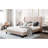 Velvet Upholste Platform Bed-936260973