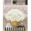 Rose Gold Faux Floral Centerpiece - Real Touch Roses