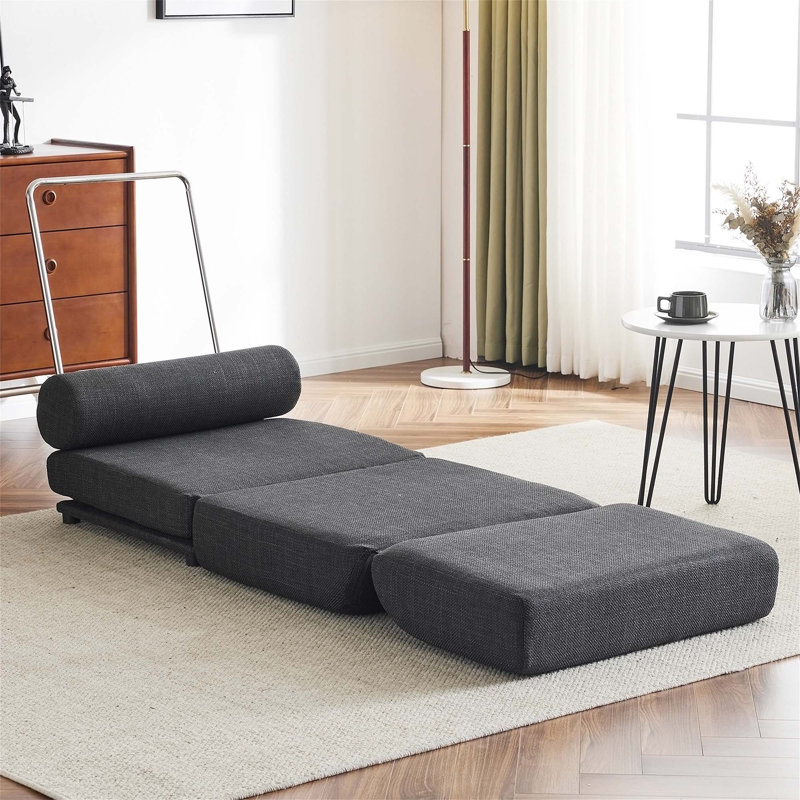 Comfortable Upholstered Armchair for Relaxation and Reading, Enhancing Your Space, Dark Grey Linen