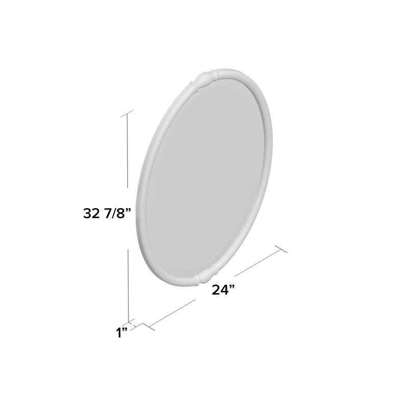 Flat Wall Mirror, Oil Rubbed Bronze