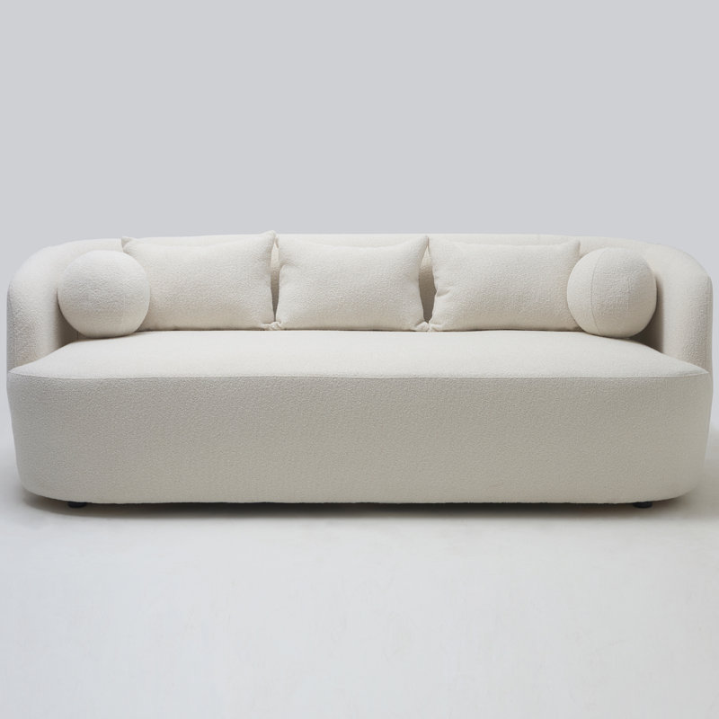 Canapé rembourré 3 places Brinae, Beige