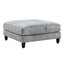 Canapé modulaire 5 pièces gris en velours côtelé gris pour le salon - 2 fauteuils sans accoudoirs, sièges d'angle, 1 siège rembourré en mousse 2 1 coussins de dossier et de siège réversibles