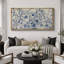 Reproduction d'art sur toile encadrée bleu marine-107118075-111665901