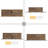 Set 8 Floating Wall Mounted Wooden Shelves, Shelves For Wall Decor-260427526