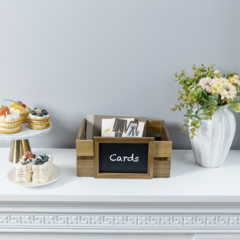 Solid Wood Decorative Bin