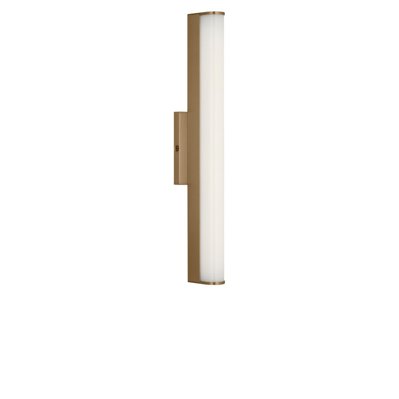 Cavitt LED Vanity, 3" H x 18" W x 3.1" D, Satin Brass