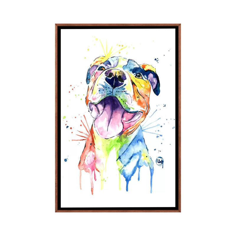 A Softer Side by Lisa Whitehouse - Painting on Canvas, 101.6 cm H x 66.04 cm W, Classic Brown Wood Framed Canvas