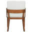 Chaises de salle à manger en cuir de noyer ergonomique et ergonomique pour espaces polyvalents