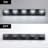 Elzena 5 - Light Dimmable LED Bath Bar