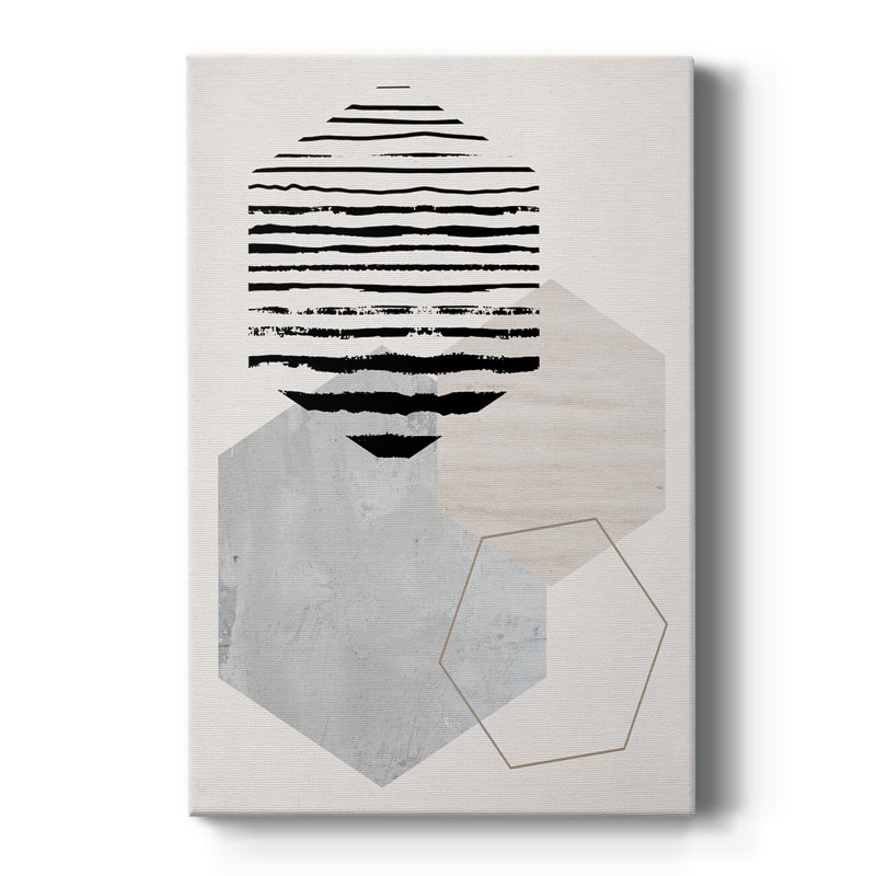 Hexagonal Display II -Custom Wrapped Gallery Cavas