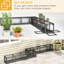 79" L Wooden Cat Tunnel From . Outdoor With Weather Proof. Dark Gray For Patio, Deck, Balcony. Multiple Entrances, Spacious Enjoyment Extendable L. Coating. Connects Inside & Outside. Four Doors.