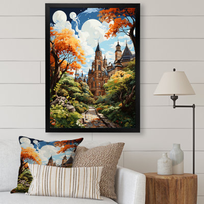«College University Buildings University II», impressions sur toile de paysages urbains