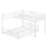 L-Shaped Metal Twin Over Full Size Bunk Bed-106001689
