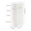 Armoire de salle de bain mince avec rangement à 3 tiroirs en plastique ABS pour papier hygiénique et articles de toilette
