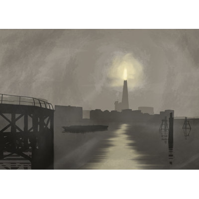 'Shard In Fog' by Richard O'Neil - Print