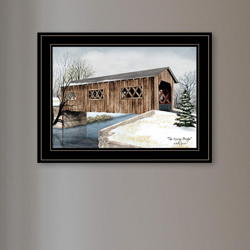 The Kissing Bridge, DIY Chart Counted Cross Stitch Patterns Needlework 14 ct