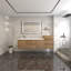 Ensemble de meuble-lavabo mural simple 67 po Moreno Bailey-87461408