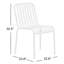 Ensemble de 2 chaises de salle à manger d'extérieur empilables Abra-1822436649