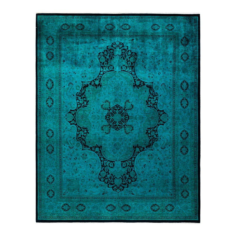 Yakirah One-of-a-Kind 8' 1" X 10' 4" Hand Knotted Area Rug