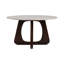 Sagebrook Home 30X17" Marble Top Cofee Table, Beige/Brown