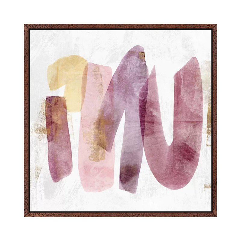 Violet's Dance I by Avesix - Print on Canvas, Classic Brown Wood Framed, 93.98 cm H x 93.98 cm W
