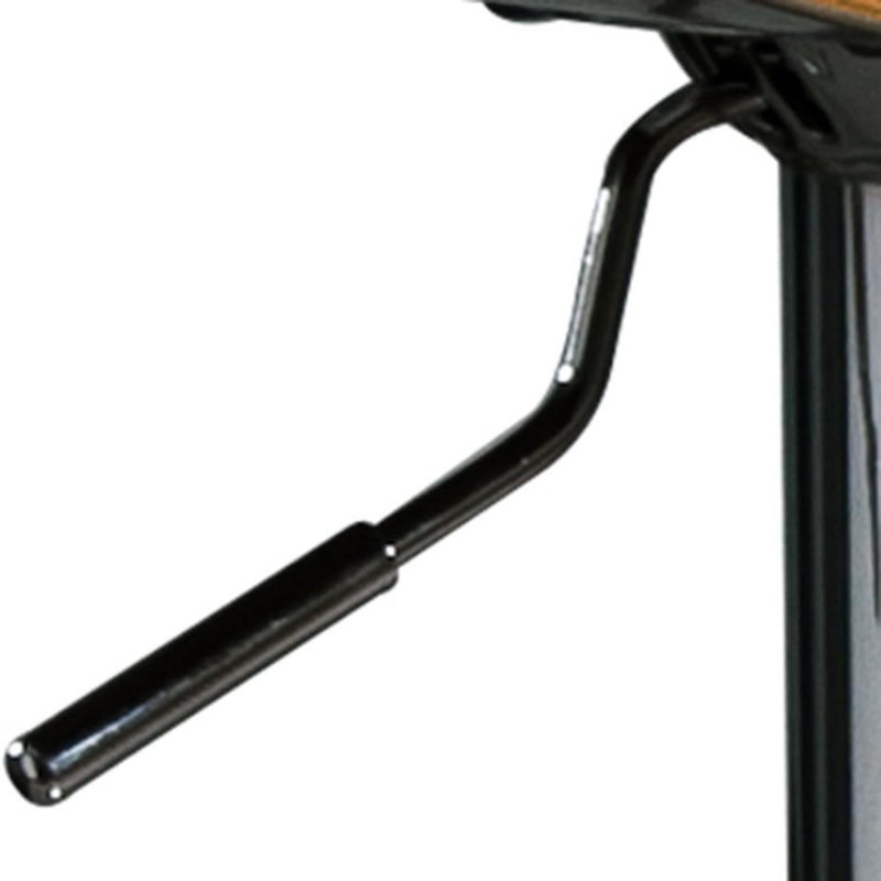 Modern Contemporary Adjustable Height Bar Stool, Black