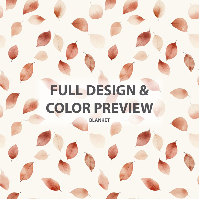 Couverture polaire Boho Nature Earthy - Floral