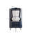 Wooden Corner Bar Cabinet With 2 Open Storage Shelves And 2 Drawers-1107702245