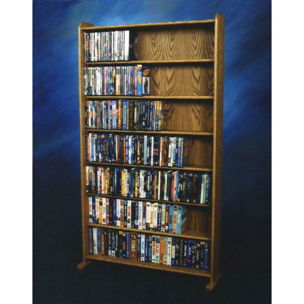 Rebrilliant Shelf-Style Wooden DVD/VHS Rack - 07 Series & Reviews | Wayfair