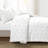 White Microfiber 3 Piece Comforter Set-940933266