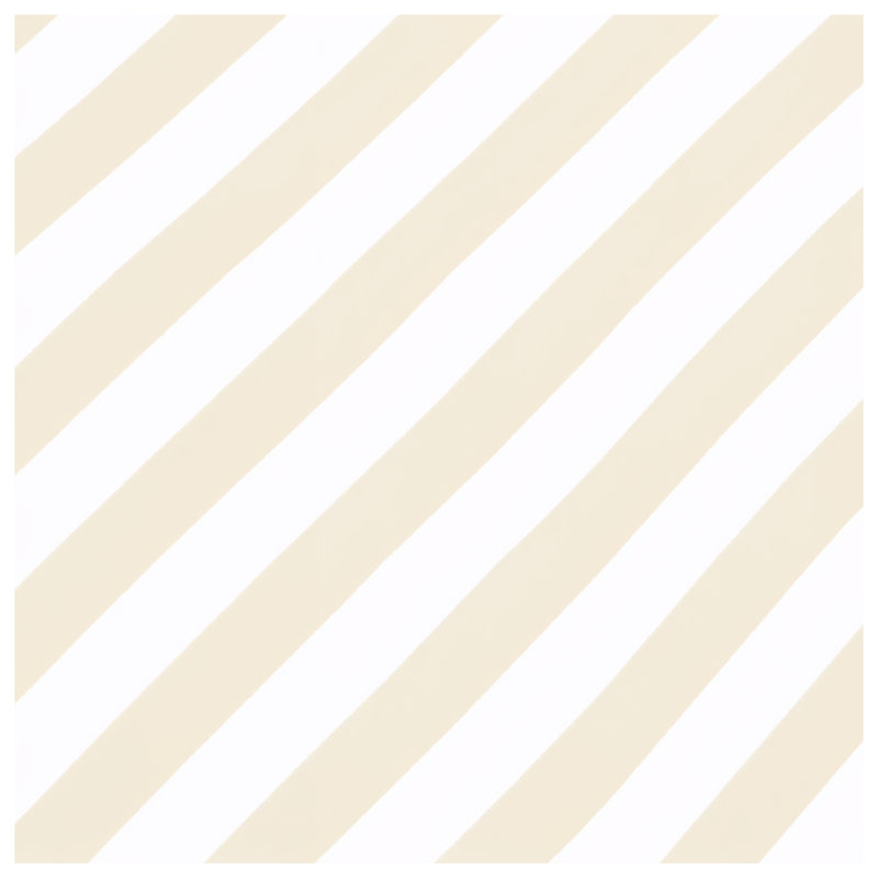 Coussins décoratifs à rayures blanches et beige, 18 x 18 inches