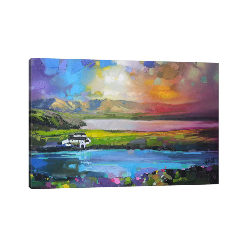 Gesto Farm Skye by Scott Naismith - Wrapped Canvas Painting, 45.72 cm H x 66.04 cm W x 1.91 cm D