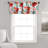 Poppy Garden Floral Tailored 52'' W Window Valance in