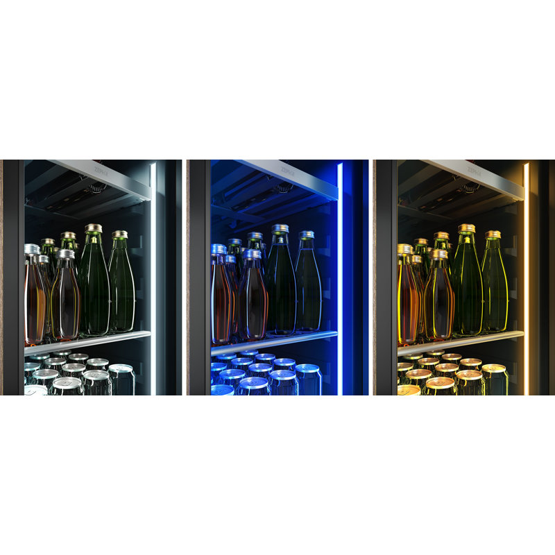 Zephyr Presrv 15" 4-Bottle and 64-Can Single Zone Beverage Cooler
