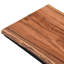 Table de bout en C en bois massif de 22 po de hauteur