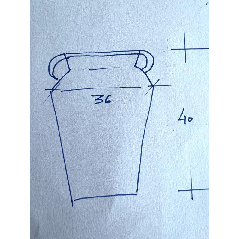 Cemalettin Terracotta Table Vase