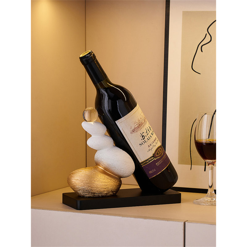 Davohn Tabletop Wine Bottle Rack White