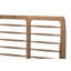 Lit plateforme en bois fini brun noyer Johnmark (double)-1581005555