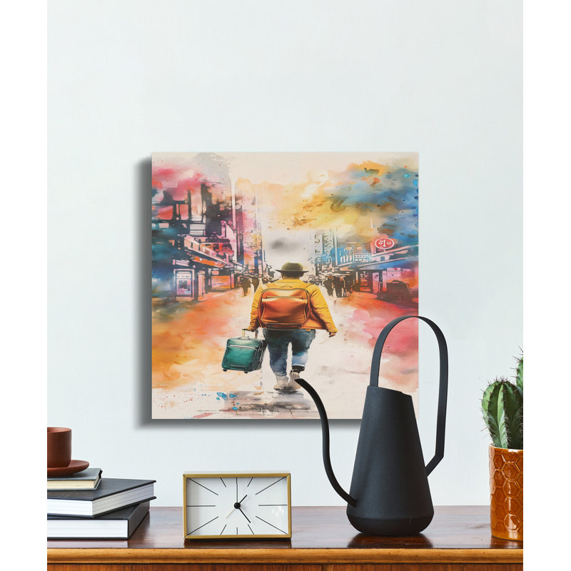 1 Piece Wrapped Canvas Wall Art Set, 15.24 cm H x 15.24 cm W