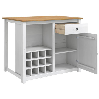 Solid Wood Kitchen Island