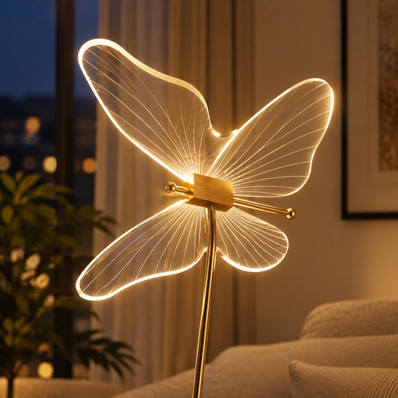 63.4 " Polished Arched Floor Lamp