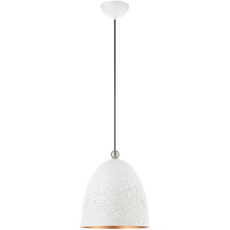 Luminaire suspendu en dome à 1 lumière