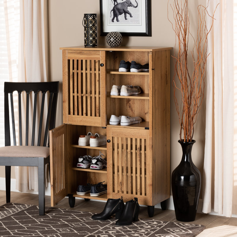 18 Pair Shoe Storage Cabinet