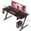 Ergonomic Black Gaming Desk PC Computer Desk Home Office With Headphone Hook-532484068-426054710