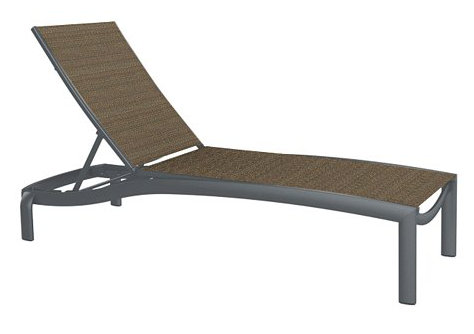 Kor Outdoor Chaise Lounge, Mia II, Graphite